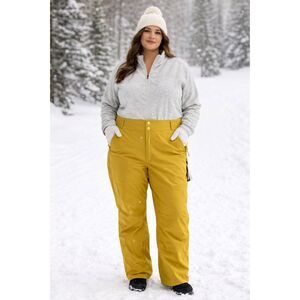 Halfdays Alessandro Snow Pants In Mustard XL
